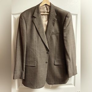 IZOD Blazer 44R Tan Pattern